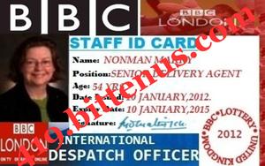 419BBC ID CARD FOR NONMAN MARRY